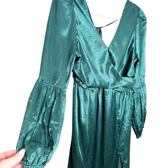 Rahi Large Jade Leila Luster Midi Dress Long Sleeve - Picture 3 of 9